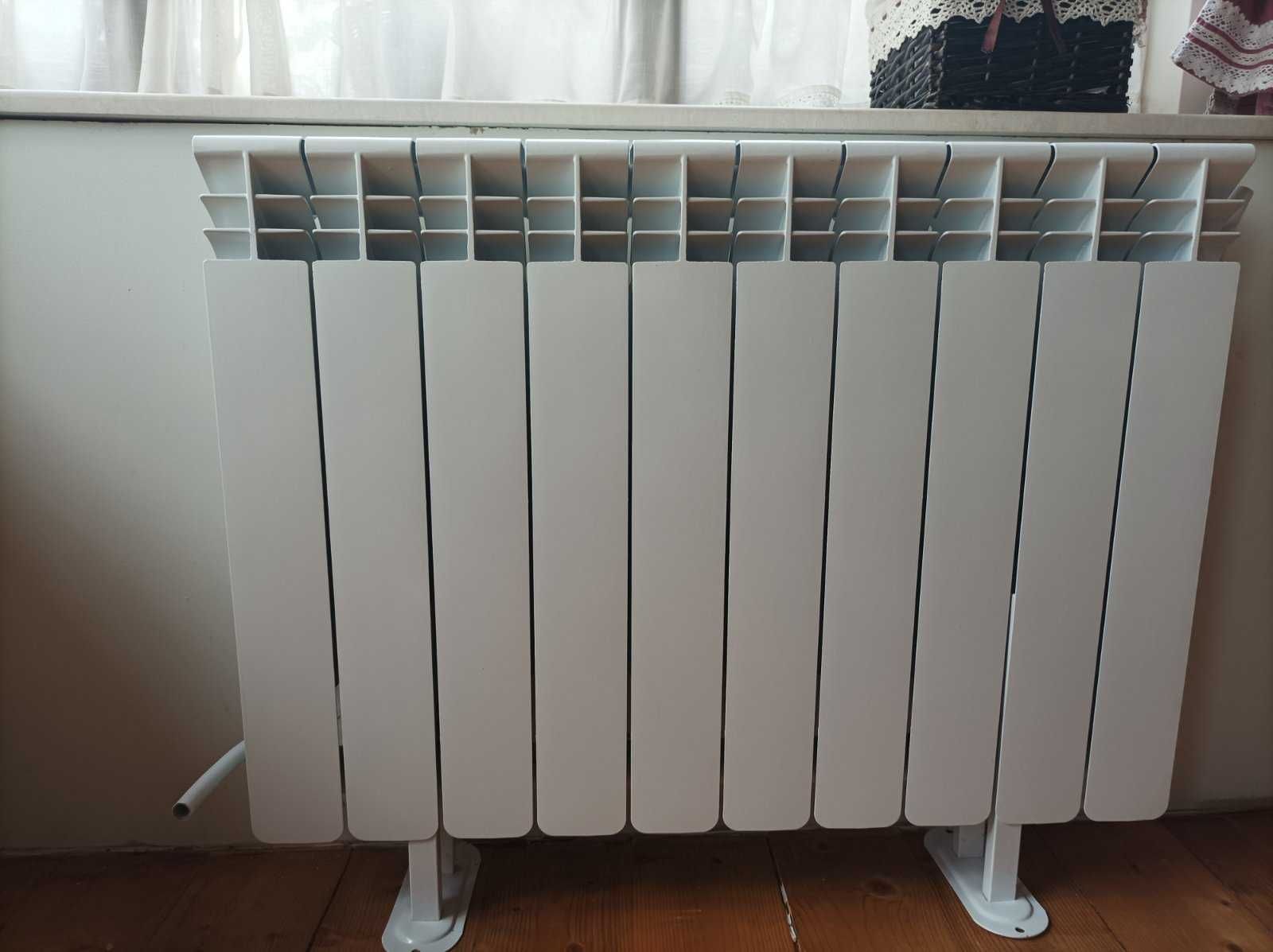 Алуминиеви радиатори хелиос Н500 и пелетна камина Golden Fire 24kw гр ...