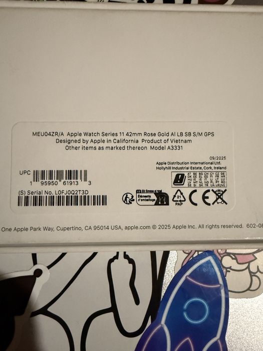 Apple watch Series 11 Rose Gold Nou 42 mm