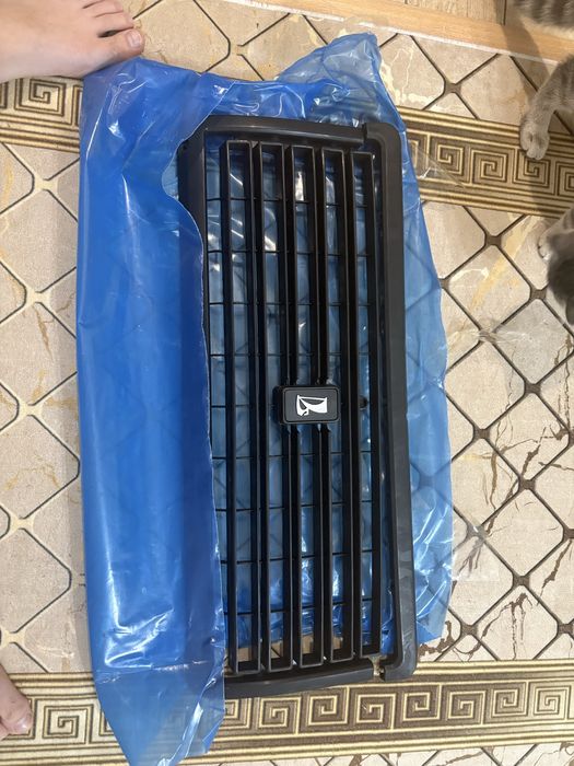 Решетка на 2107 черная антихром