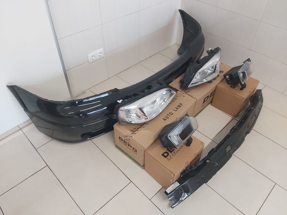Pachet Bara Fata+Far+Proiector Dreapta-Stanga Opel Astra G 98-04 Z298