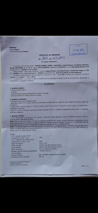 Teren Noua str Nucului constructii case