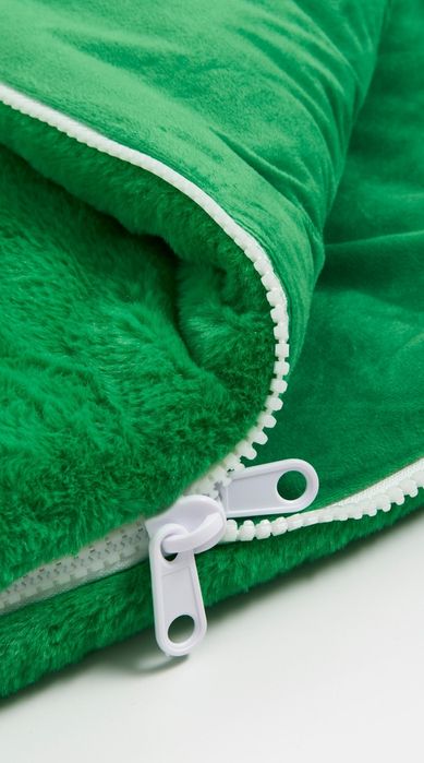 Sac de dormit pentru copii - verde - dragon/dinozaur