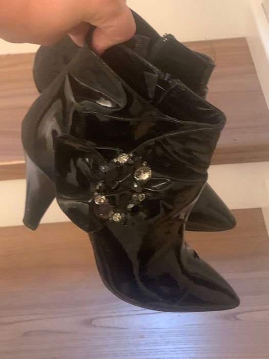 Ботильены черные  Италия 39 р, б/у