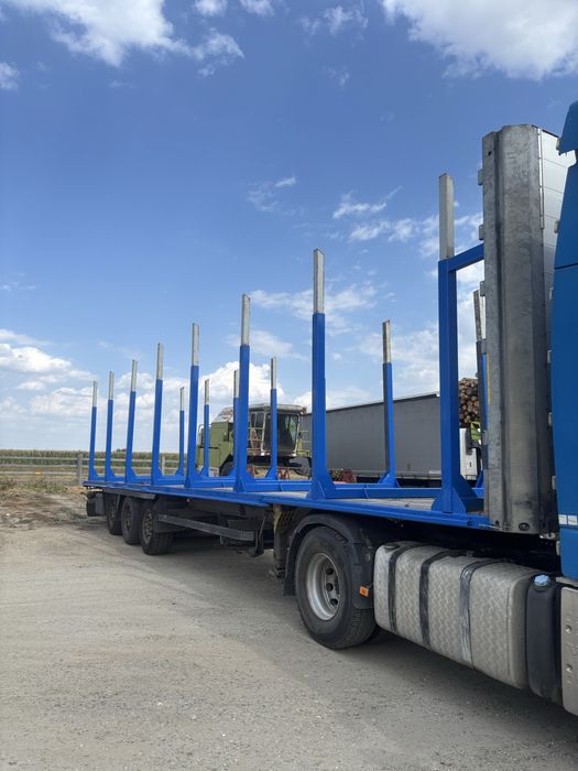 Semiremorca schmitz racoanta transport lemn impecabila buna de lucru 2011