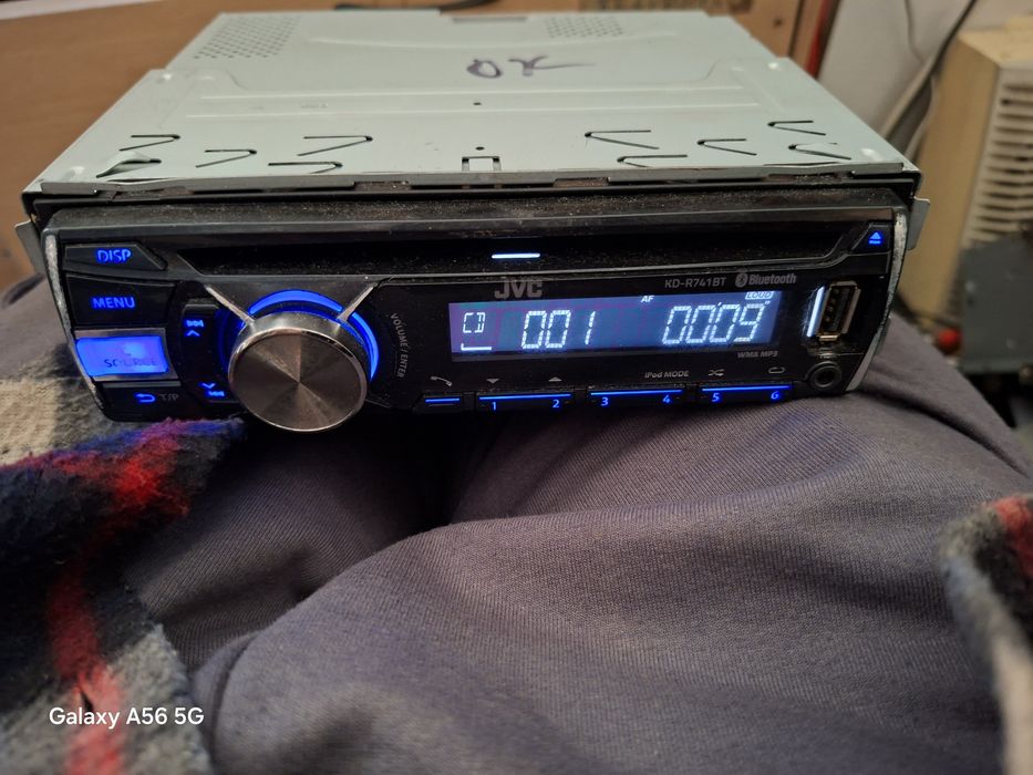 Оригинален СD  Jvc KD-R741 ВТMp3 USB.aux.Bluetoot