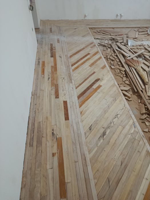 Pol ustasi, shlifovka pol parket