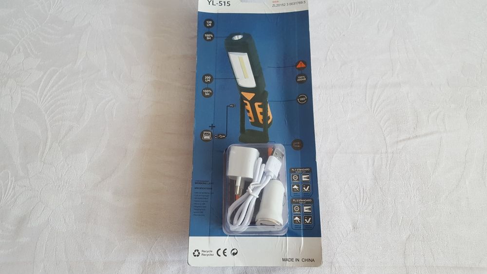 Lanterna Led cu magnet Working Lamp Usbrechargeable