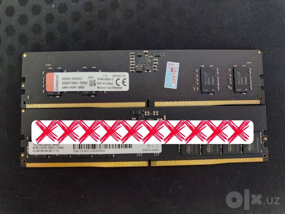DDR5 8GB 4800 MHz Kingston ОЗУ