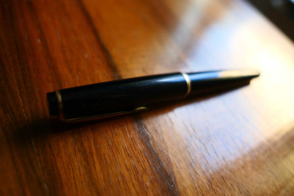 Montblanc No.32 Piston Fountain Pen Stilou AUR Penita 585 14k Bucuresti Sectorul 2 • OLX.ro