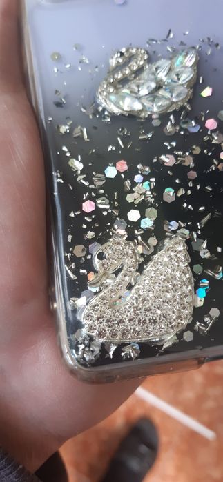 Силиконов кейс за Samsung a52 със лебеди