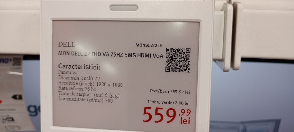 Monitor Dell 75hz  27 inch