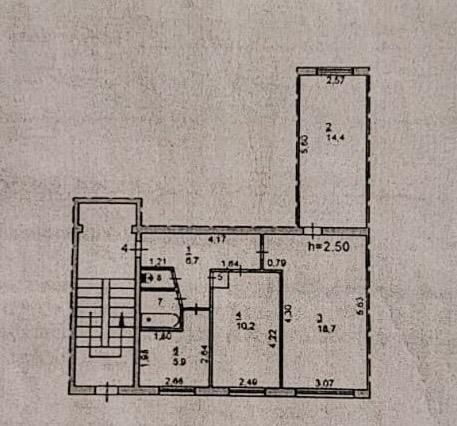 Продам 3-х комн. квартиру