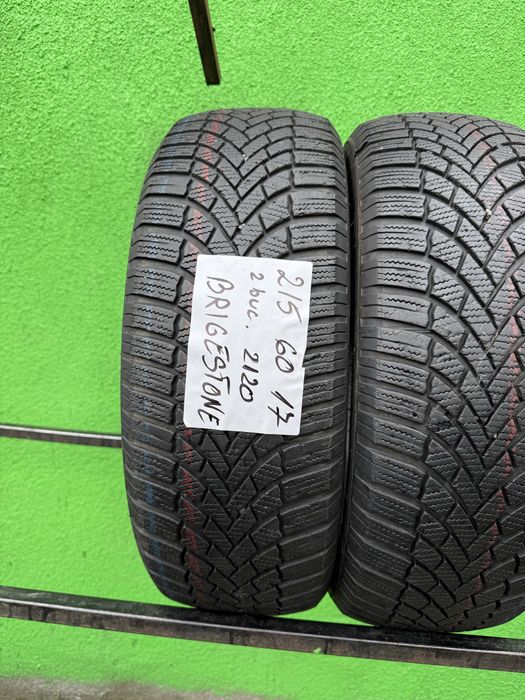 215/60/17 M+S Pirelli Bridgestone Profil rămas 70%