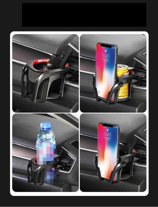 Универсална поставка за мобилен телефон и поставка за чаша 2 в 1