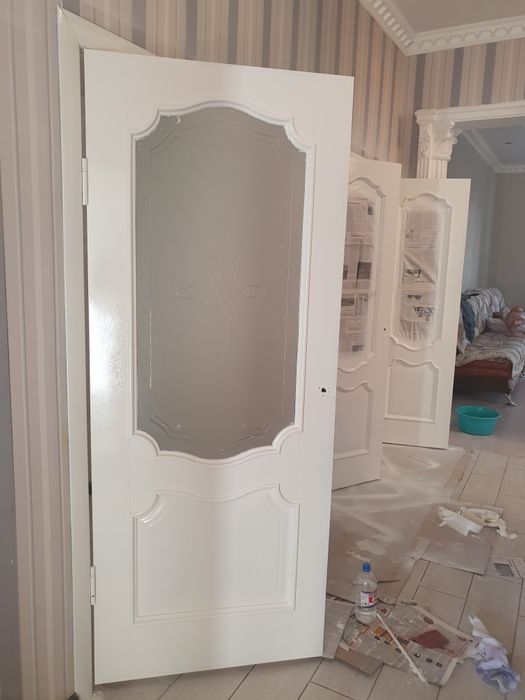 Покраска внутренных дверей