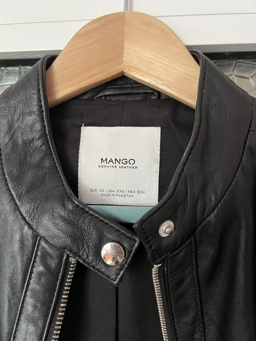 Кожено яке mango