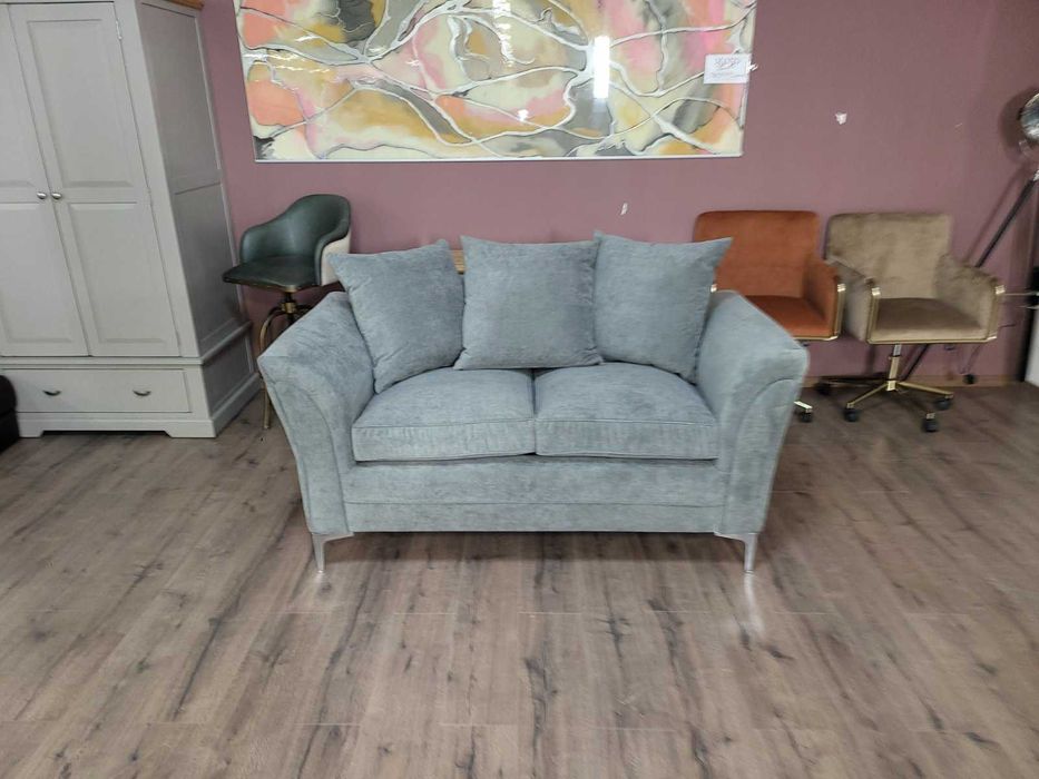 Сив диван от плат двойка Dury