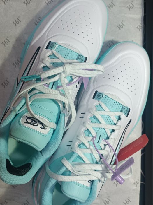 LiNing Way of Wade Flash 2 “Jade”Basketball Sneakers White Baby blue