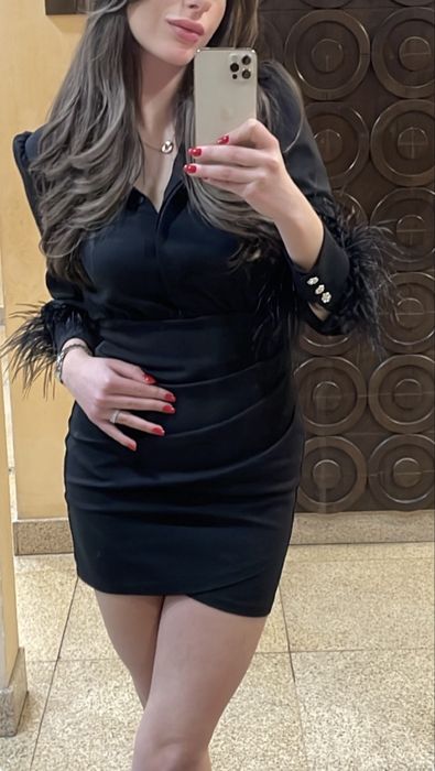 Junona черна рокля