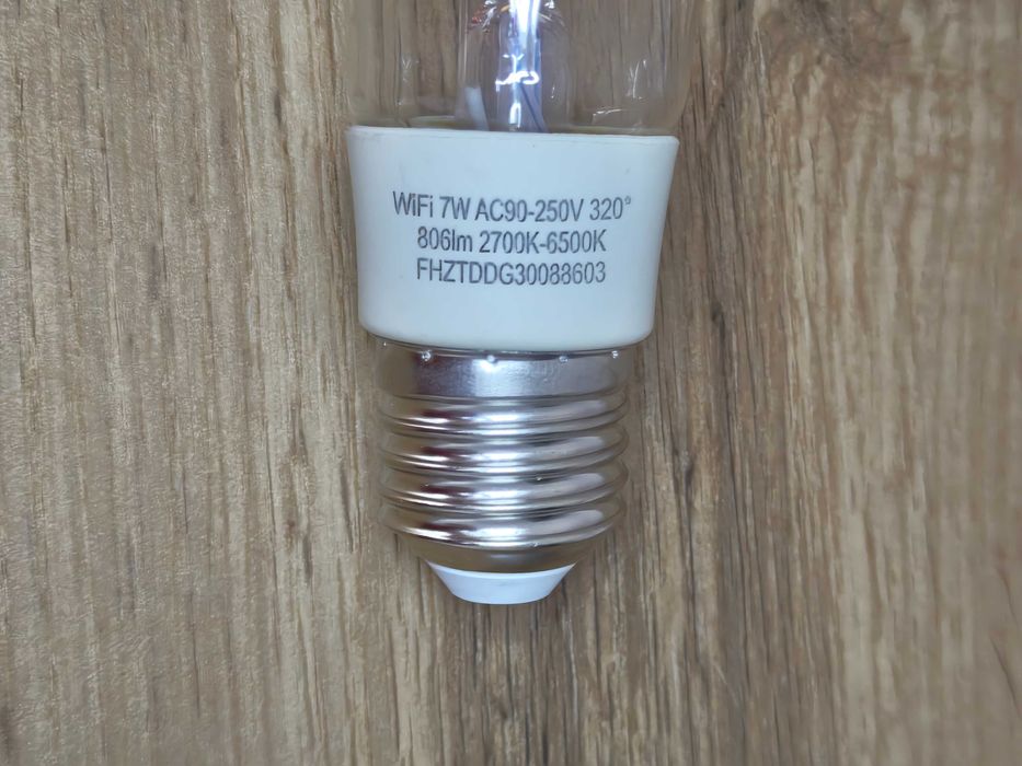 3 becuri inteligente WiFi Tuya/Matter Moes 806 lm 2700-6500K E27 retro