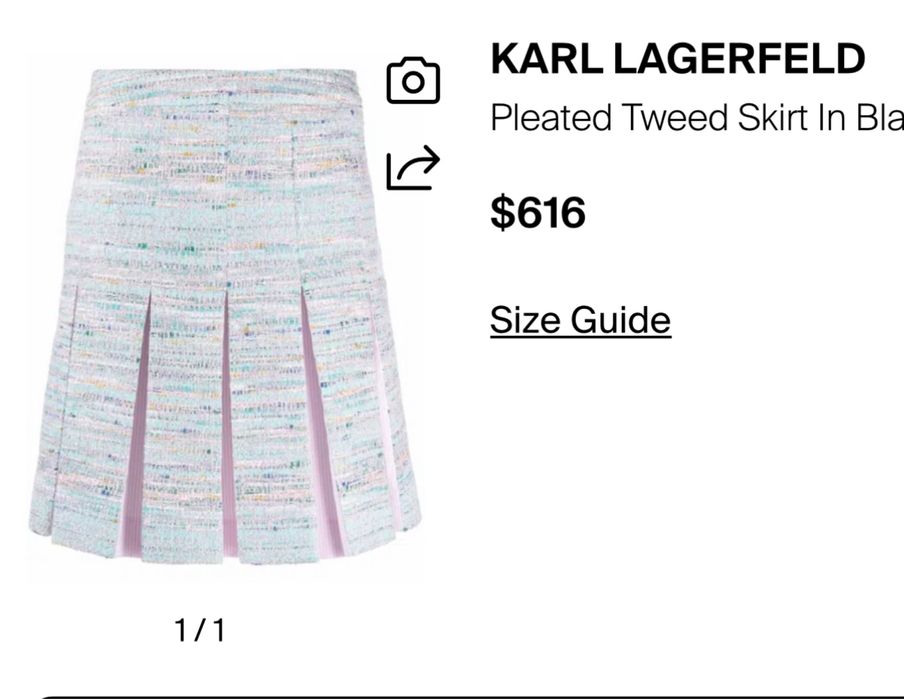 Пола Karl Lagerfeld от букле