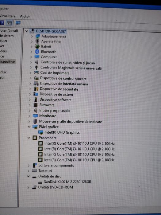 Acer aspire A317-51 / i3-10110U/8 GB RAM / ssd 128 gb
