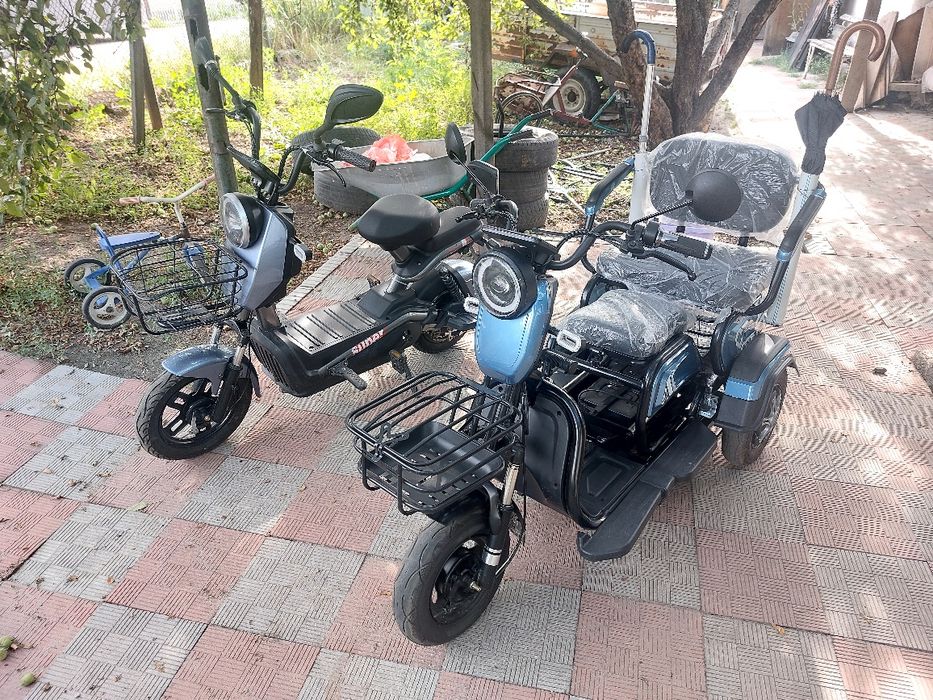 Трехколесный электровелосипед