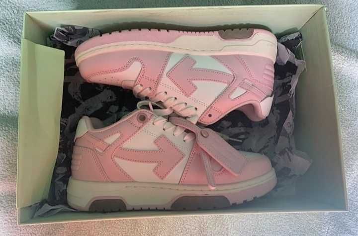 Adidasi originali Off white out off office roz marimea 38