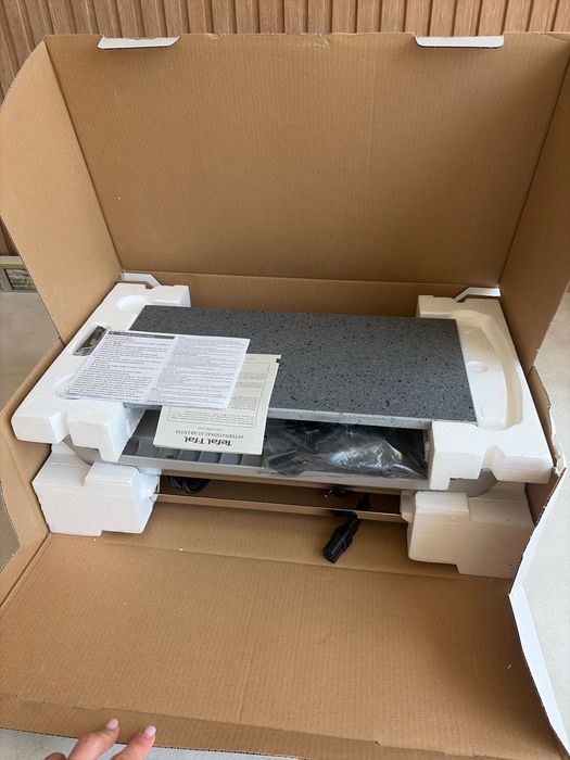 GRILL Tefal Pierrade & Raclette PR457B12 / PR457B – електрически раклет грил с каменна плоча, за до 10 души