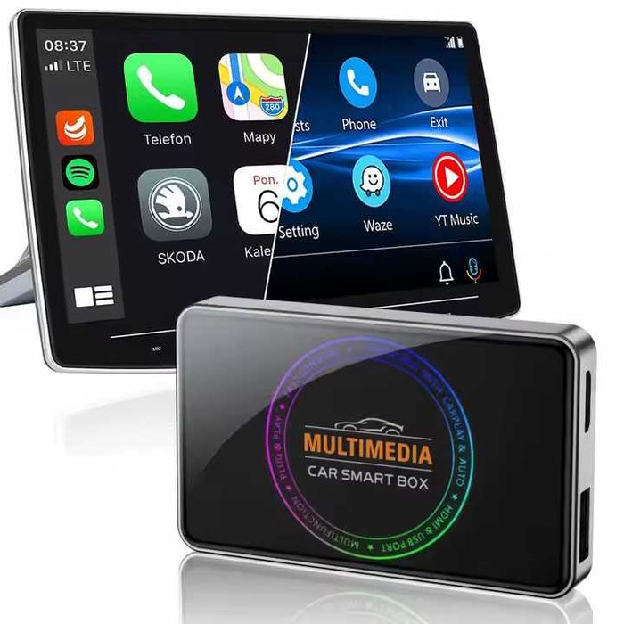 Мултимедиен AI Box с HDMI изход CarPlay & Android Auto