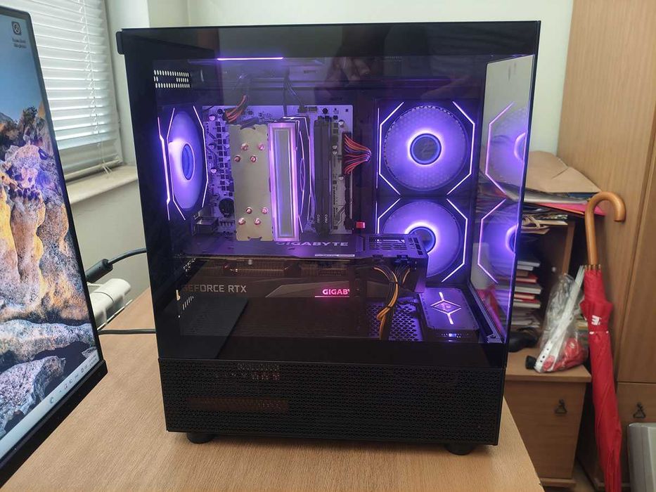 Геймърски компютър, Ryzen 5500, Rtx 3060Ti, 500gb nvme, 1tb HDD, 16gb Ram