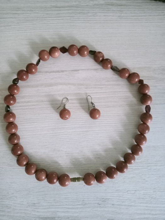 Бусы женские и серьги