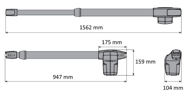 Автоматика за двукрили врати