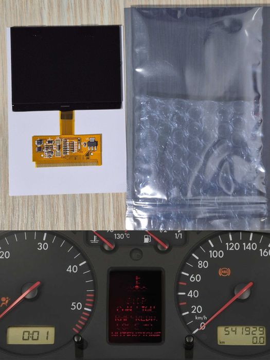 Display Ecran Ceasuri Bord Audi VW Passat Golf 4 Octavia Full Fis Nou