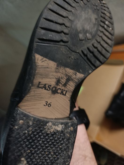 дамски ботуши - черни 36 номер