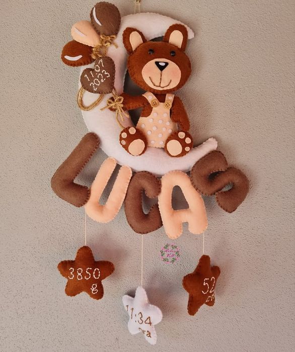 Nume personalizate din fetru