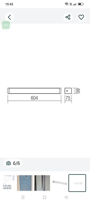 Lampa Led Noua baie 20 buc.