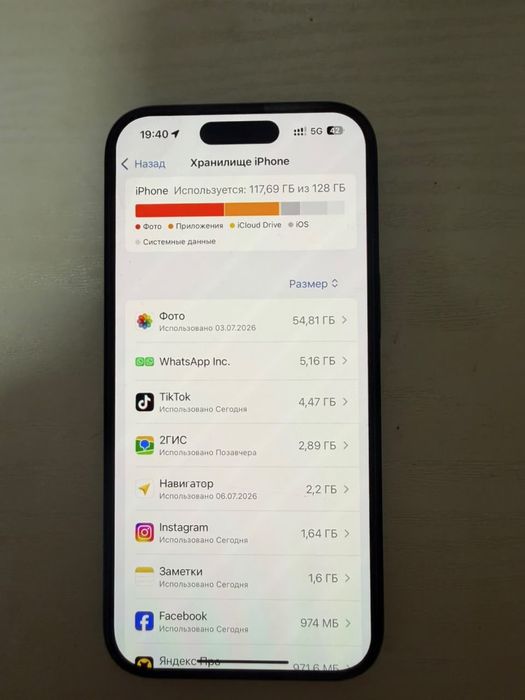iPhone 15 состояние рабочей