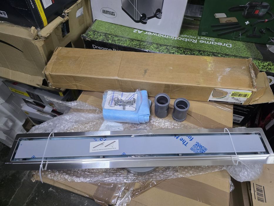 Rigola de dus 70 cm din inox cu sifon si gratar reversibil Neodrain