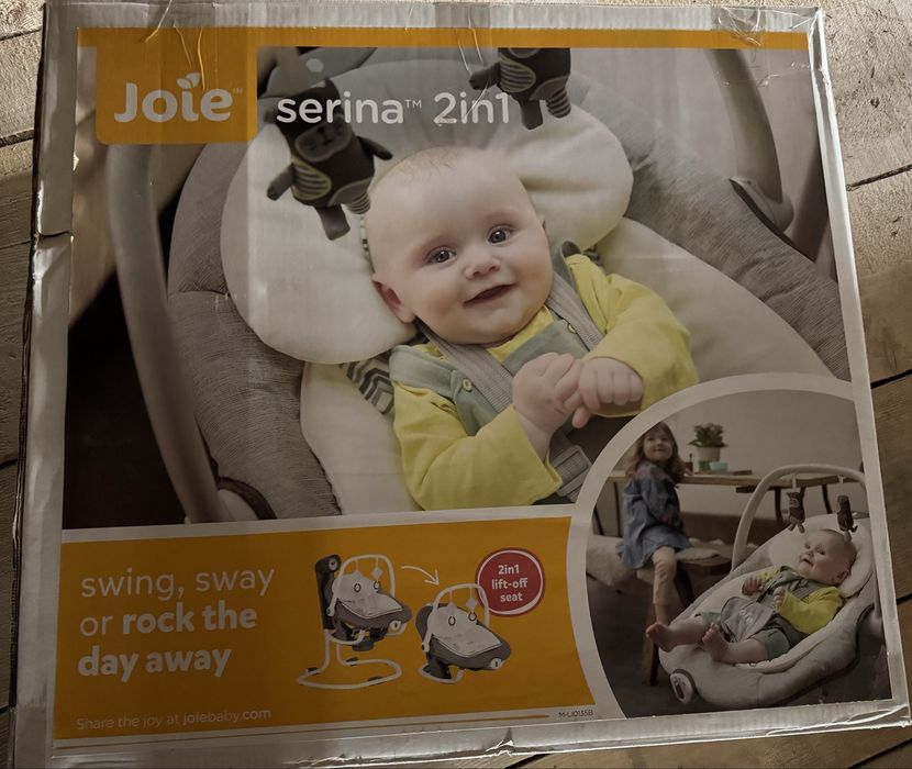 Leagan  si Balansoar pentru copii JOIE SERINA 2 IN 1, ROTATIV