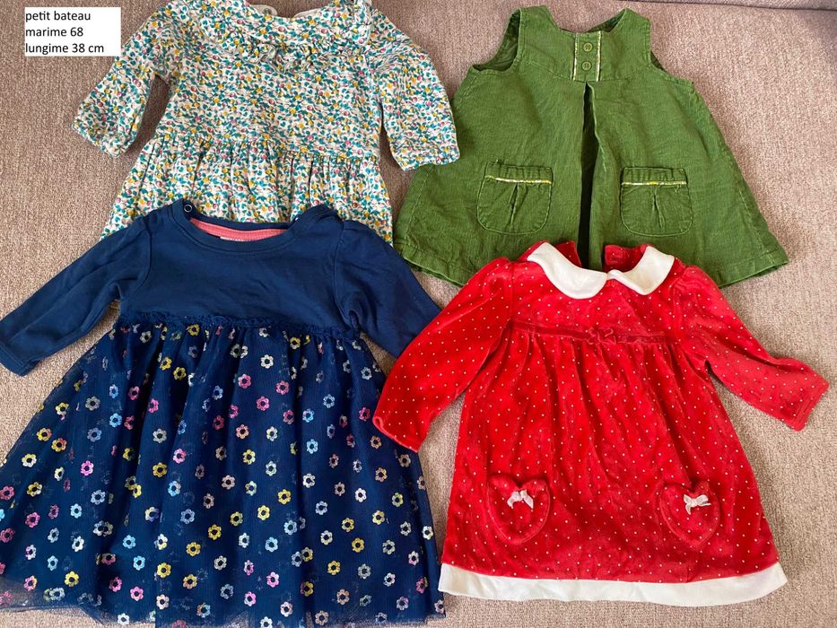 Lot rochie bebe copii marime 62 sau 68 name it C&A craciun