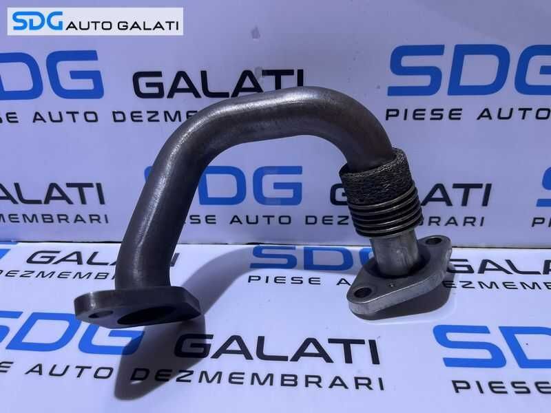 Tub Tubulatura Cot Racord Admisie Aer Turbo Turbina Turbosuflanta VW Jetta 2.0 TDI BMM BMN 2006 - 2011 Cod 03G131521R [D0324]