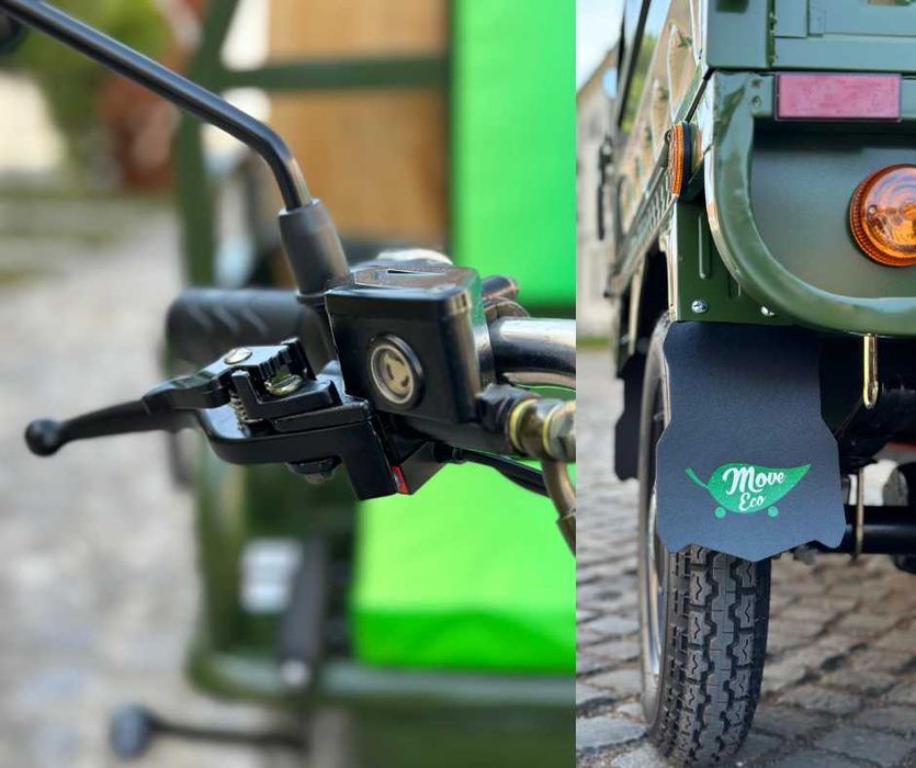 Triciclu electric MoveEco omologat limitat 25 km/h - Garantie 2 ANI