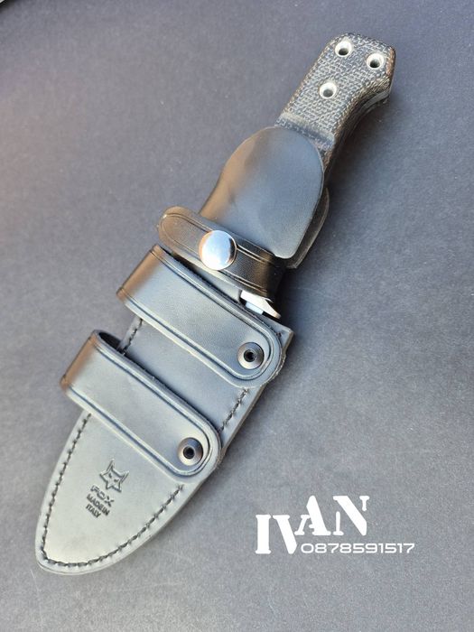 Нож-Fox FX-103 MB-Niolox Black Yute Micarta