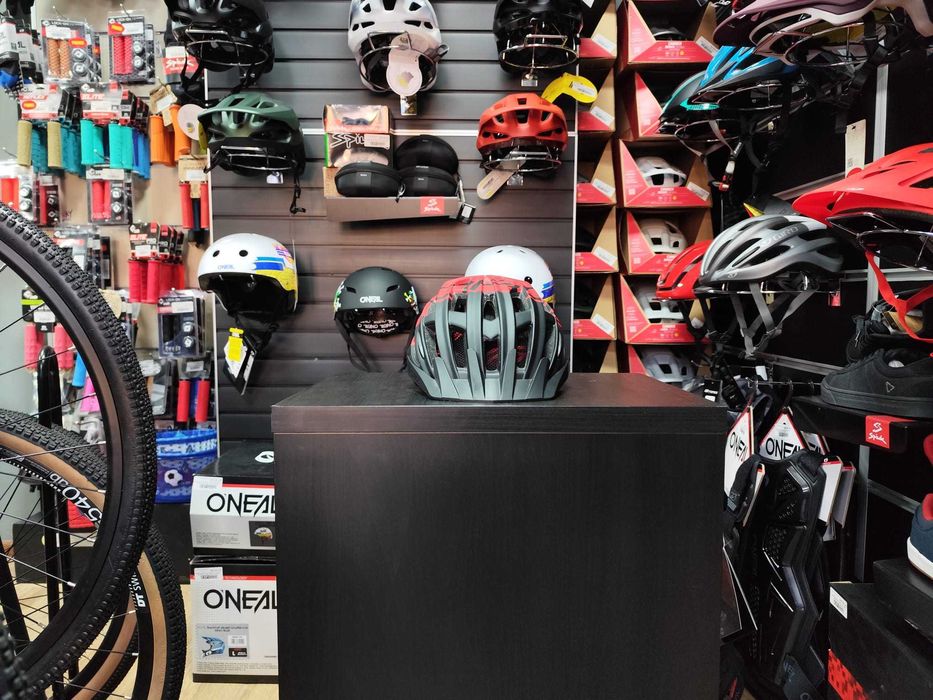 Casca Force Corella MTB NEGRU/ROSU L-XL (57-61 CM)