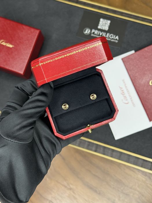 NEW Серьги Cartier love rose gold