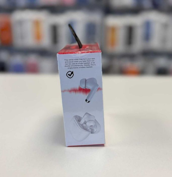 Casti Wireless, HOCO EQ2, BT 5.3, Smart True Wireless, Alb