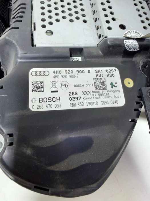 Километраж / Табло за Audi A8 D4, Audi A6 C7 (4G), Audi A7 C7 (4G8/4G9) – Оригинални Bosch