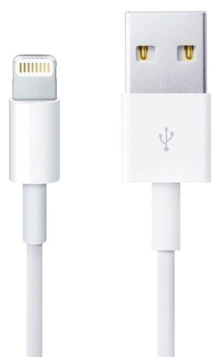Кабель 5bites Lightning (M), USB 2.0 (M) белый