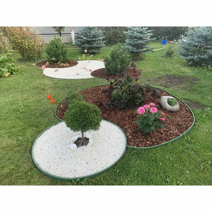 Садовый бордюр Gidrolica (10 м, зелёный)